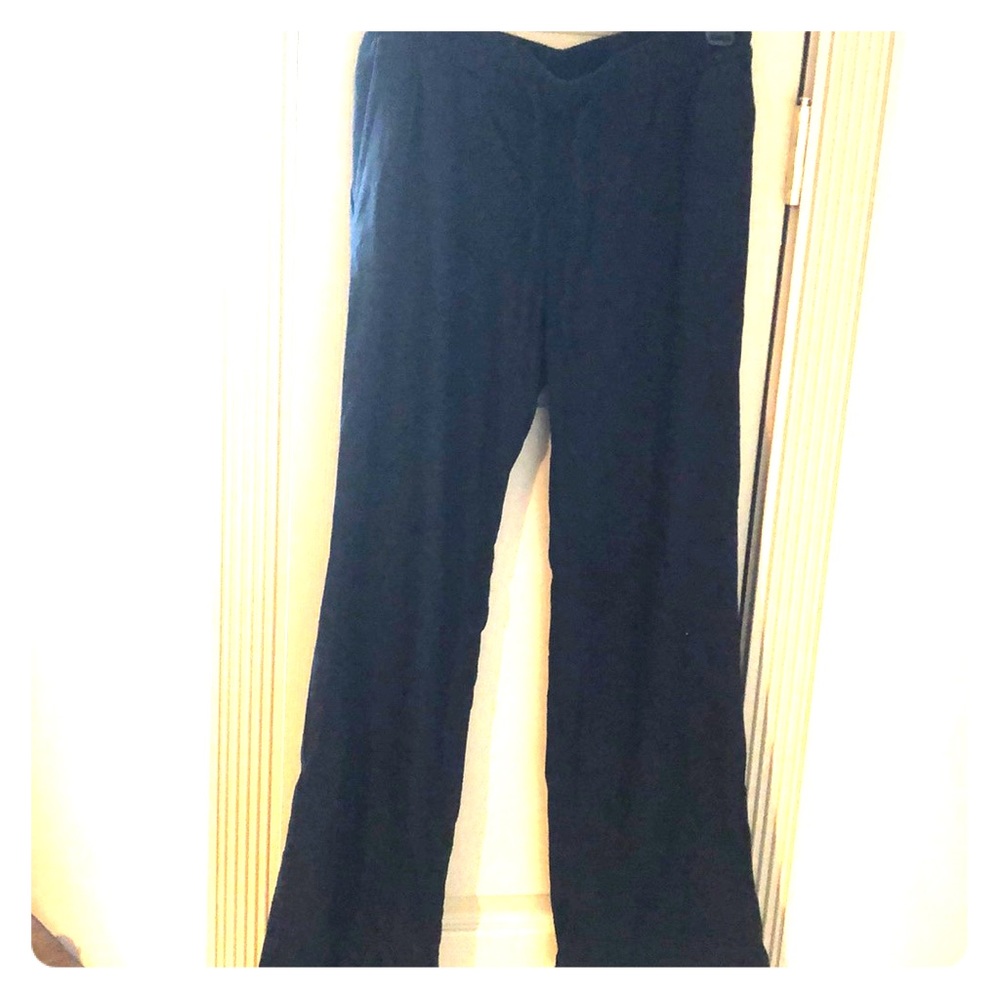 Wide leg linen pants